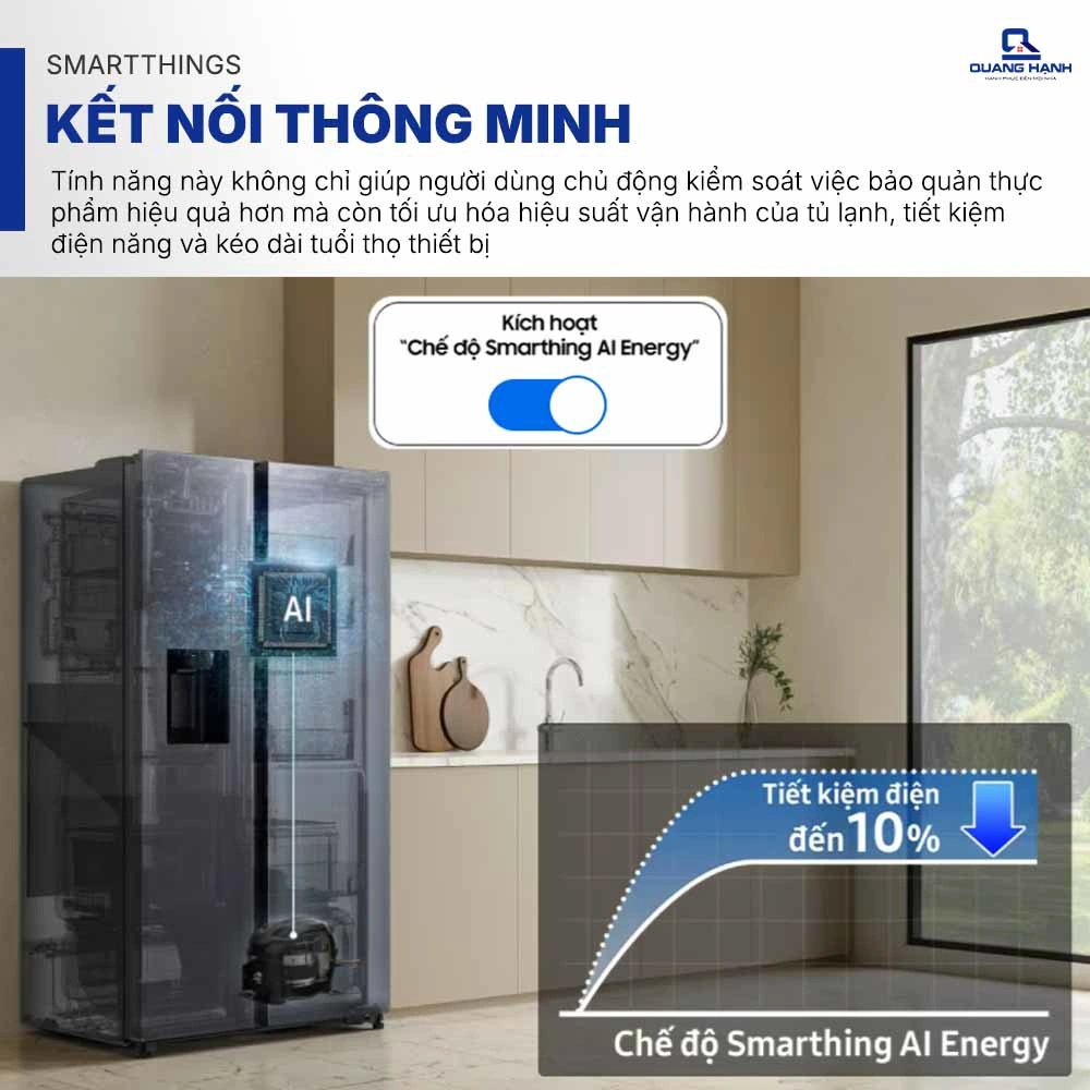 Tủ lạnh Side By Side 583 lít Inverter Samsung RS57DG400EM9SV QH245511 9