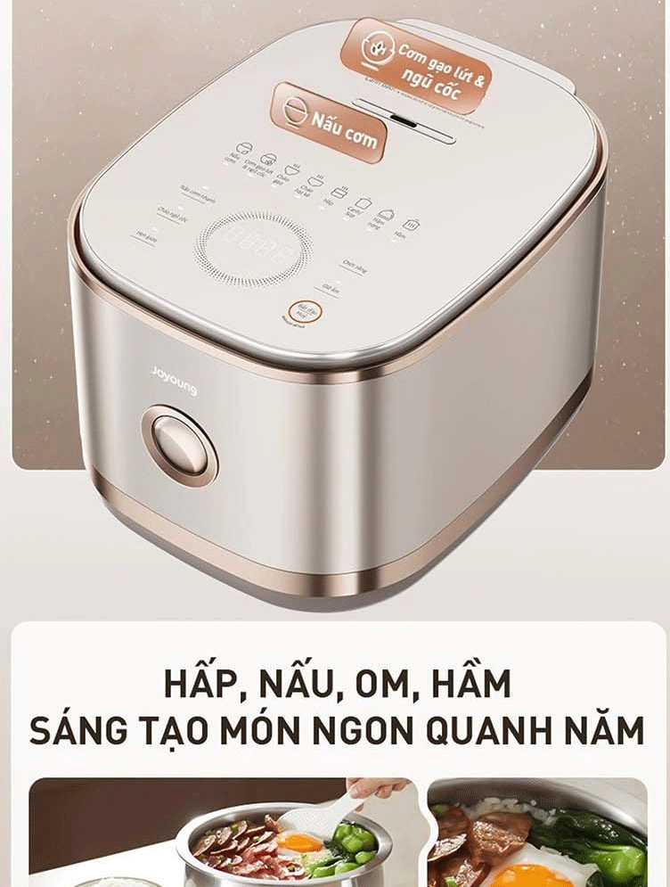 Nồi cơm điện cao tần chống dính tự nhiên Joyoung JNRC-401 QH246612 11