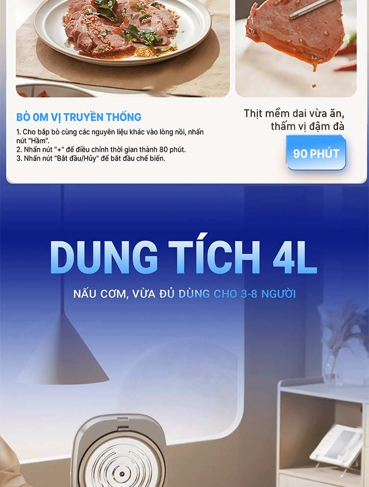 Nồi cơm điện cao tần chống dính tự nhiên Joyoung JNRC-401 QH246612 13