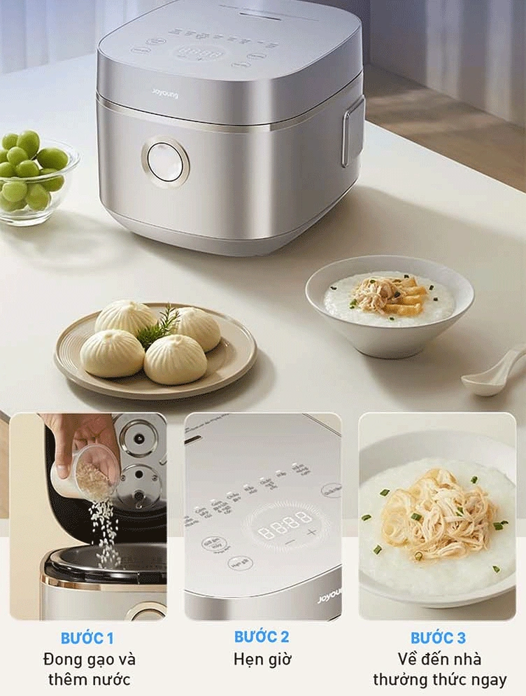 Nồi cơm điện cao tần chống dính tự nhiên Joyoung JNRC-401 QH246612 15