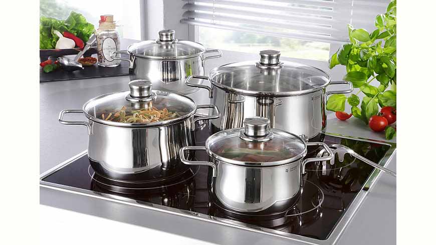 Bộ nồi từ WMF DIADEM PLUS 4 PC + chảo inox 24