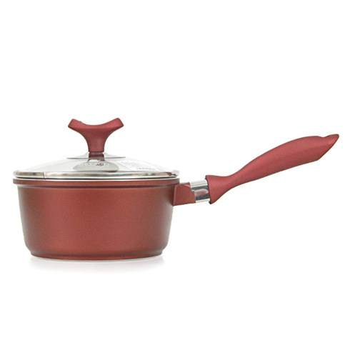 Nồi bột tráng sứ ELMICH 16cm màu đỏ 5589