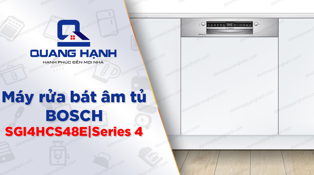 Máy rửa bát âm tủ 14 bộ Bosch SGI4HCS48E Serie 4 1