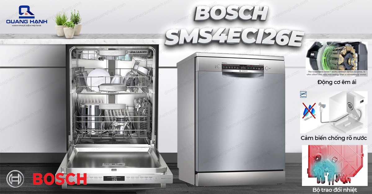 Máy rửa bát Bosch SMS4ECI26E