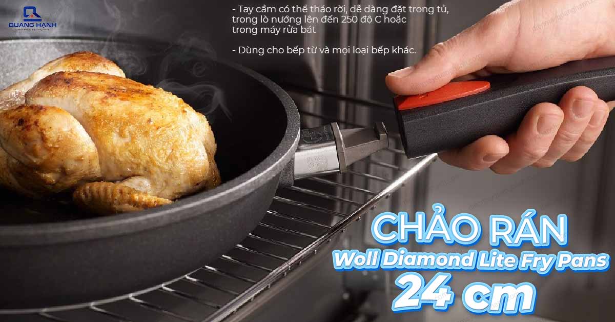 Chảo rán woll diamond lite fry pans 24cm