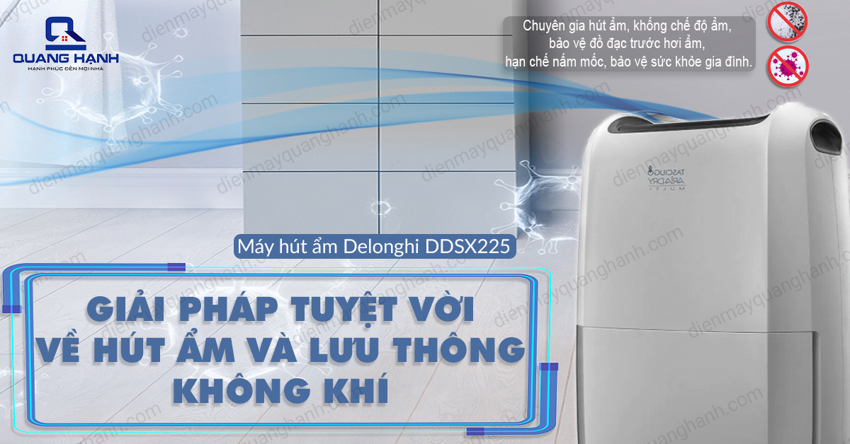 Máy hút ẩm Delonghi DDSX225