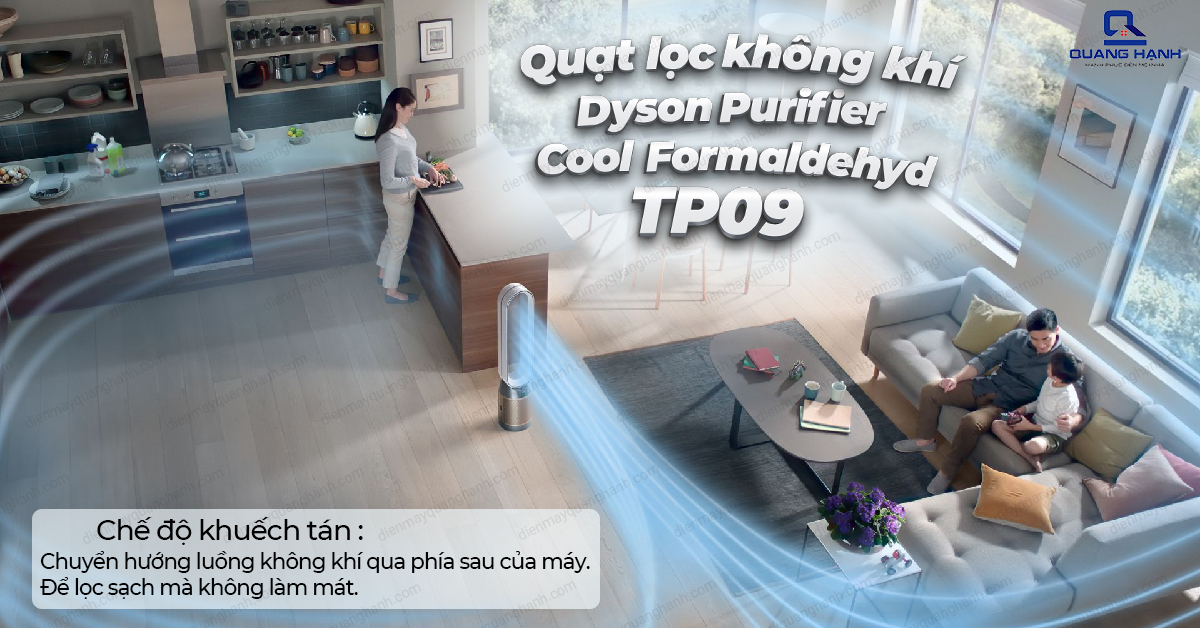 Quạt lọc không khí Dyson Purifier Cool Formaldehyde TP09