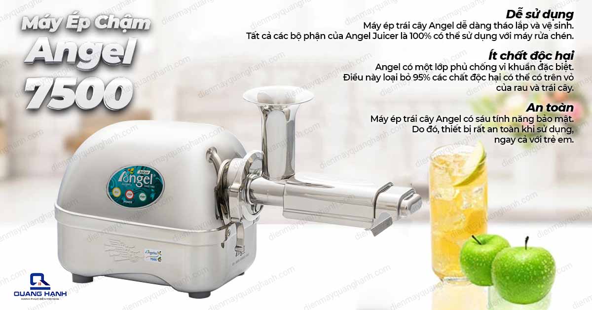 Máy Ép Chậm Gia Dụng Angel Model 7500