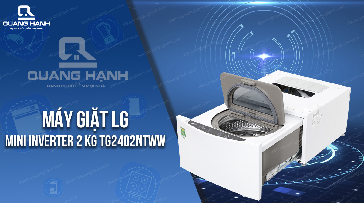 Máy giặt LG TWINWash Mini Inverter 2 kg TG2402NTWW 1