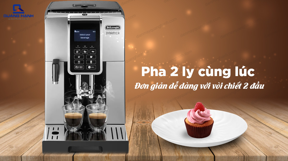 Máy pha cà phê tự động DeLonghi Dinamica ECAM 350.55.SB QH232937 2