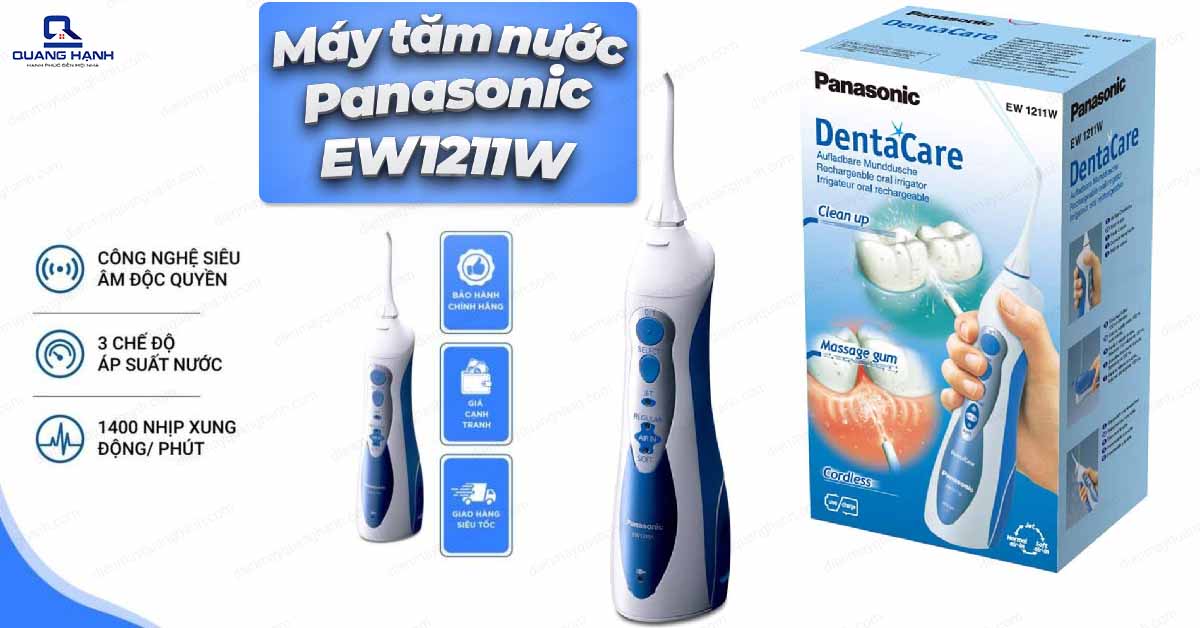 Máy Tăm Nước Không Dây Panasonic EW1211W