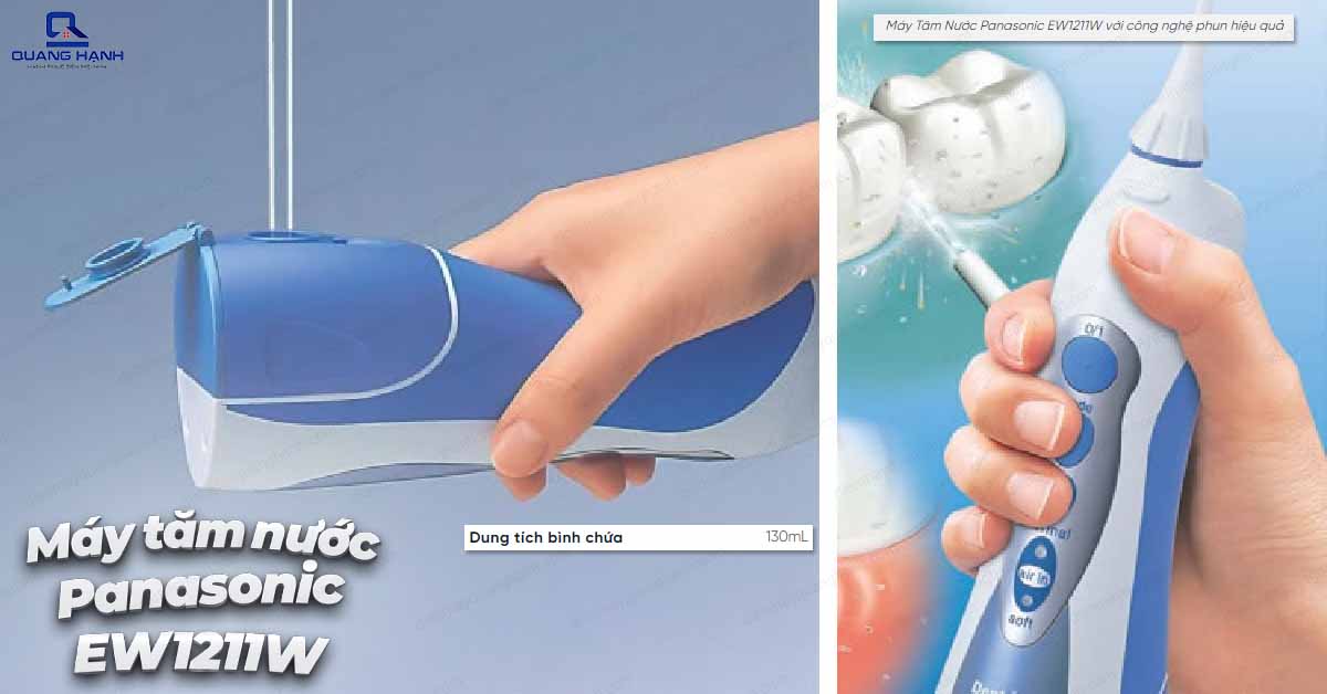Máy Tăm Nước Không Dây Panasonic EW1211W