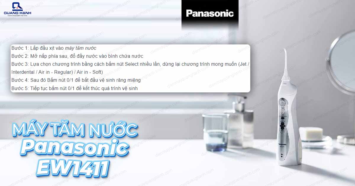 Máy tăm nước Panasonic EW1411
