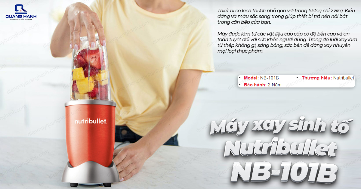 Máy xay sinh tố Nutribullet NB-101B