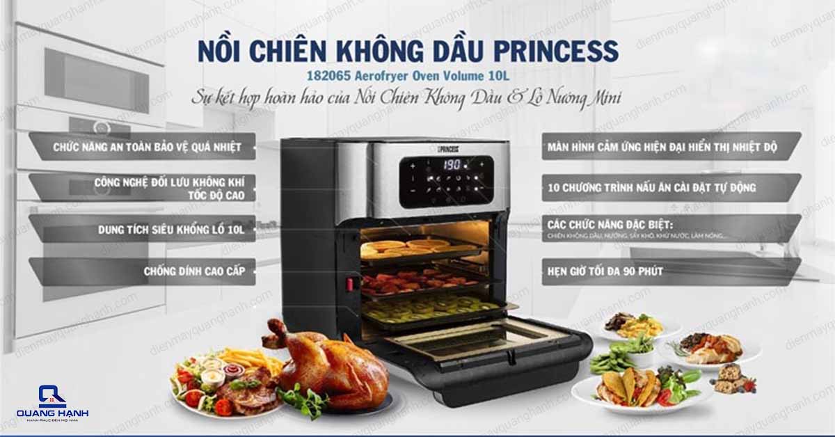 Nồi chiên không dầu Princess 182065 10 lít