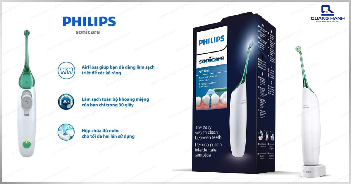 Máy Tăm Nước Philips Sonicare AirFloss Ultra HX8261/01