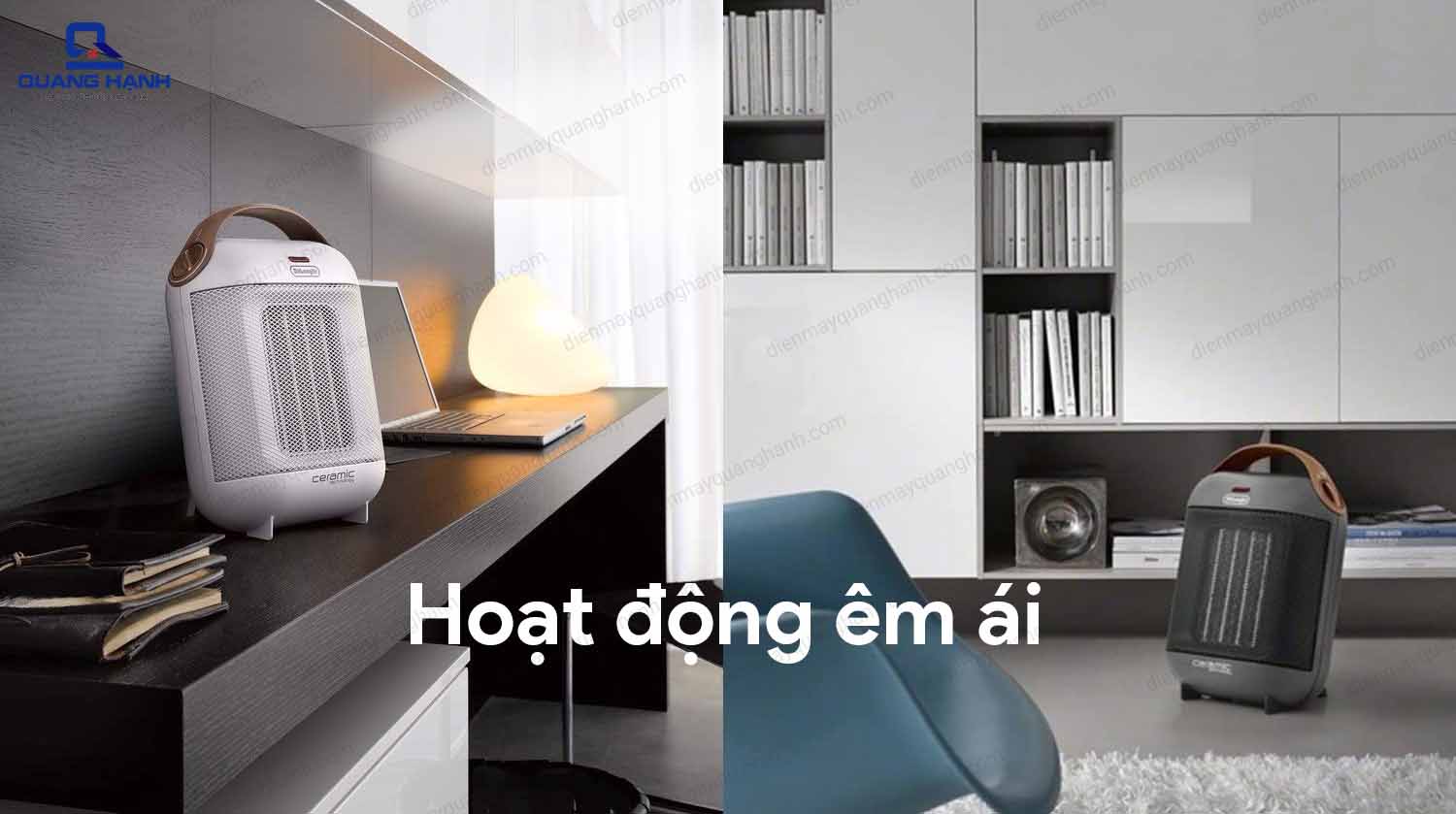 Quạt sưởi gốm Delonghi HFX30C18.AG QH131829 5