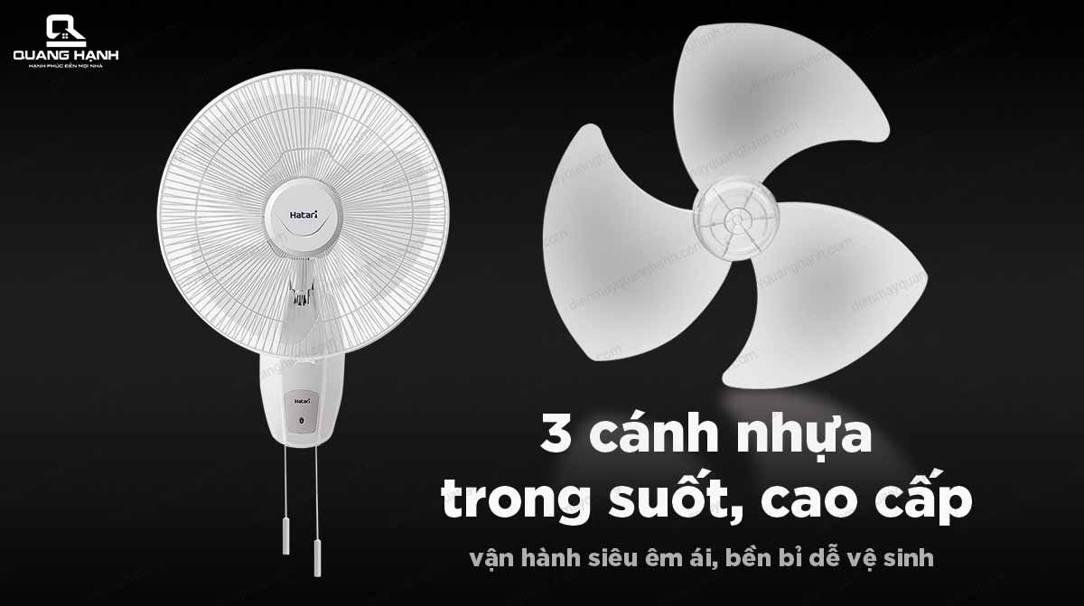 Quạt treo tường Thái Lan Hatari HG-W16M4 QH232939