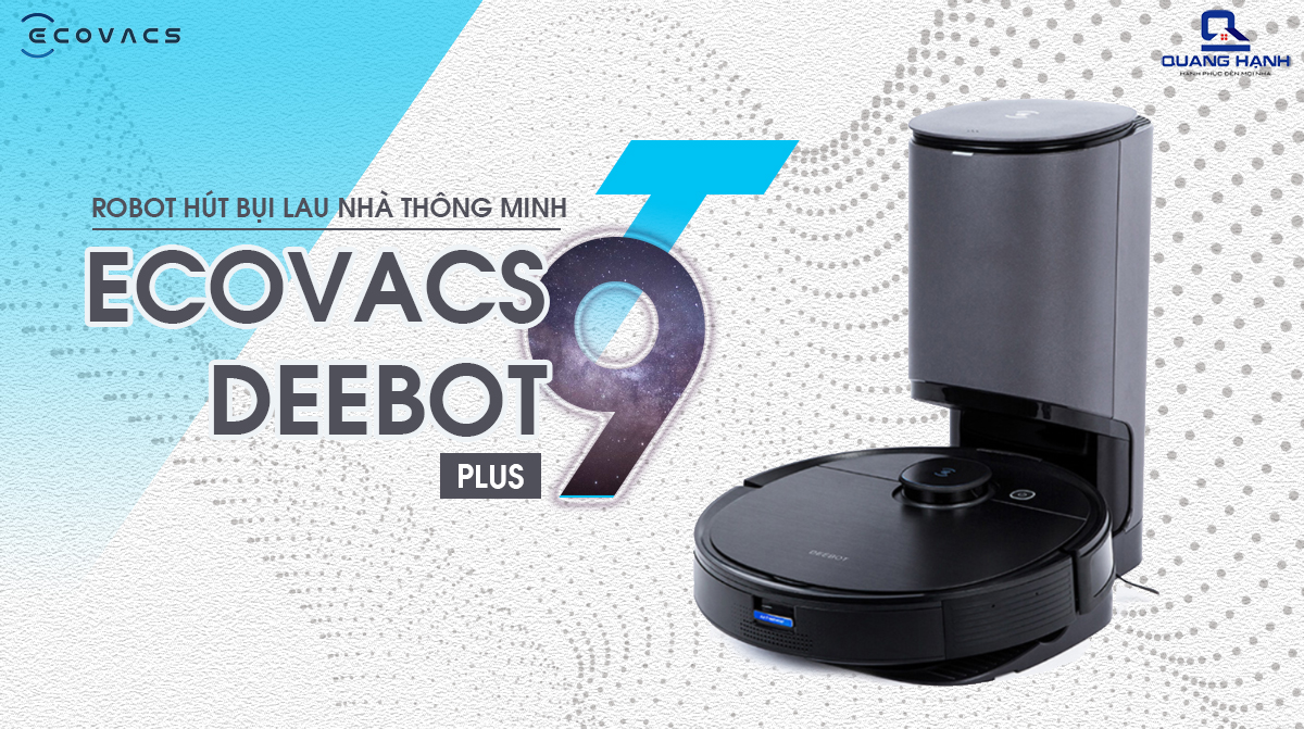 Robot hút bụi lau nhà Ecovacs Deebot T9 Aivi Plus 1
