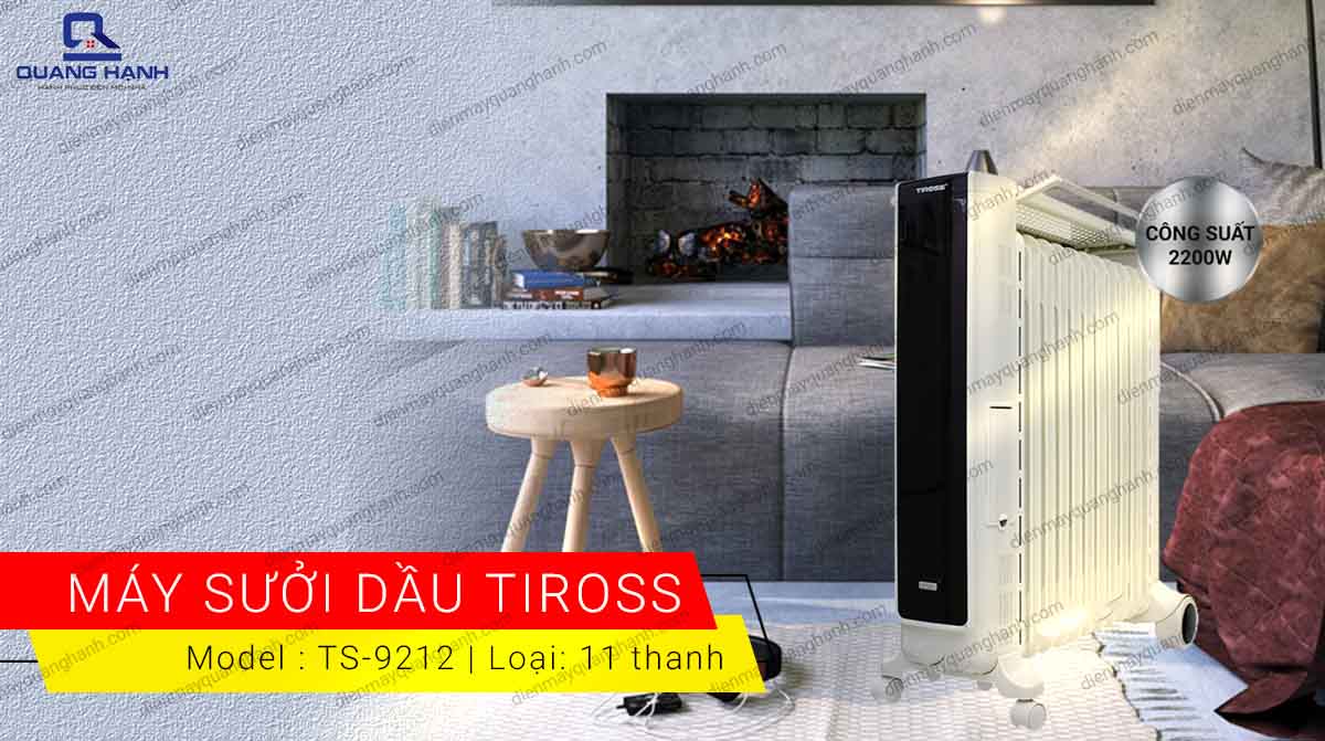 Máy sưởi dầu Tiross TS-9212