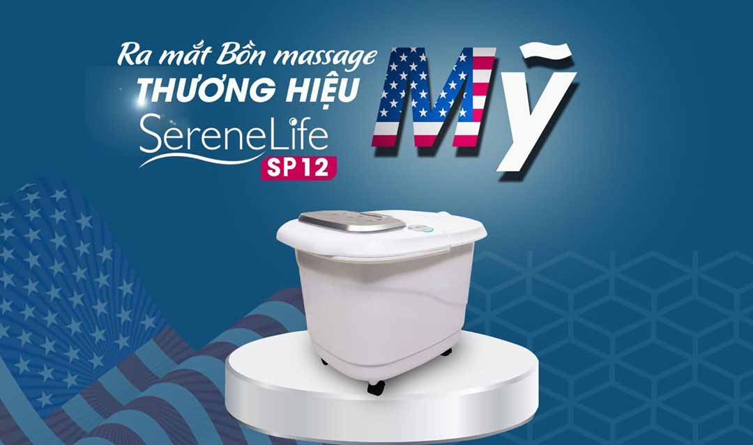 Bồn ngâm chân con lăn tự động SereneLife SLFTSP12 7851 6