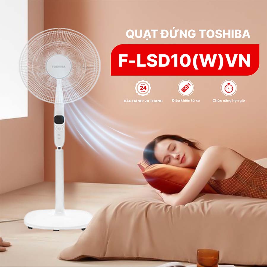 QUẠT ĐỨNG TOSHIBA F-LSD10(W)VN