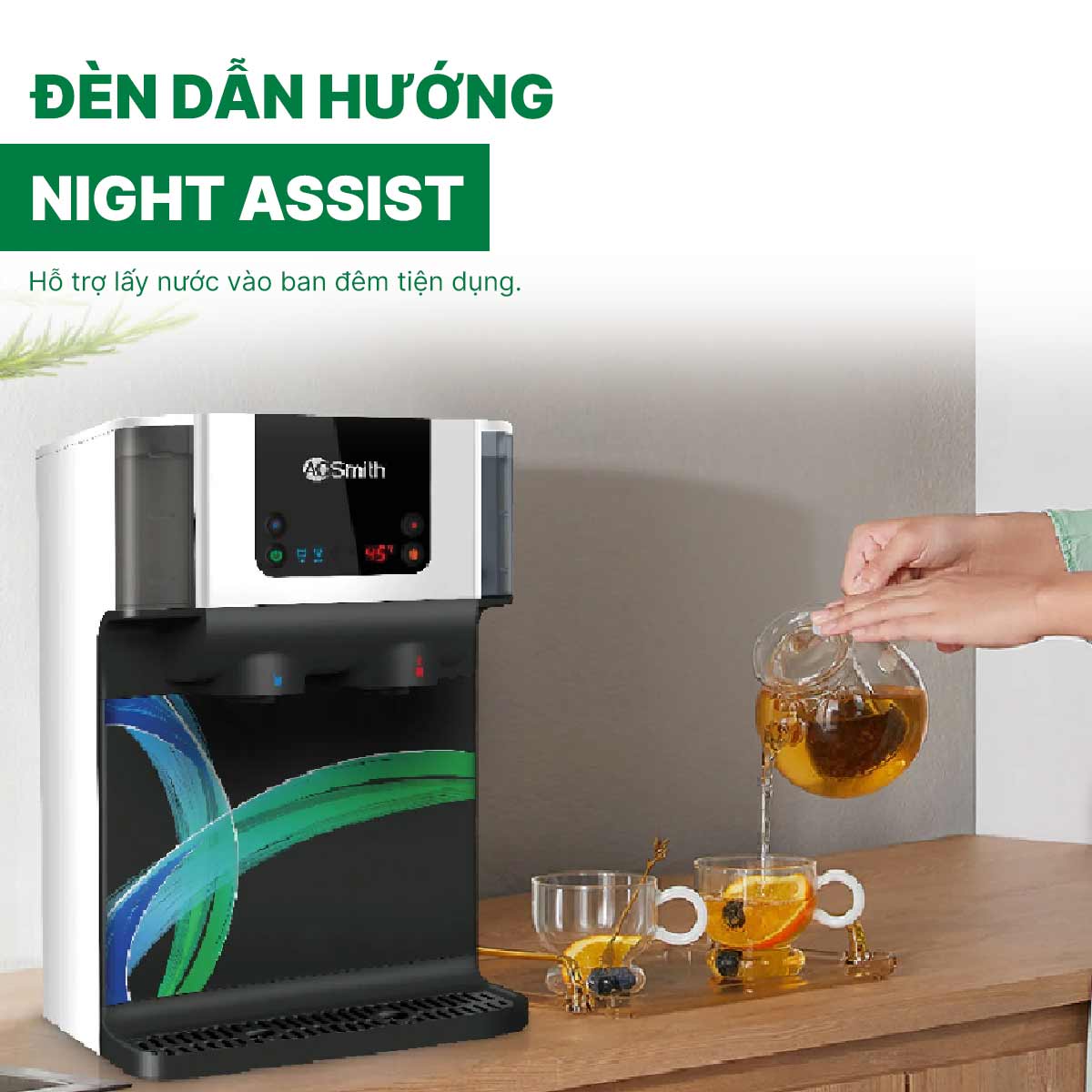 Máy lọc nước đặt bàn A.O Smith ECO-AOC75PUR