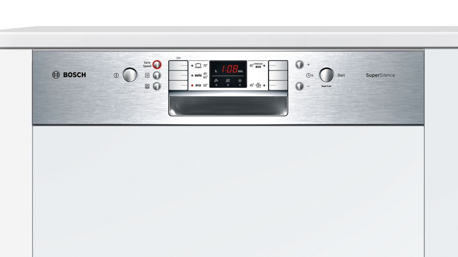 Bảng điều khiển máy rửa bát âm tủ Bosch SMI46IS03E