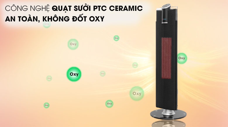 Máy sưởi tháp Korihome EHK-356