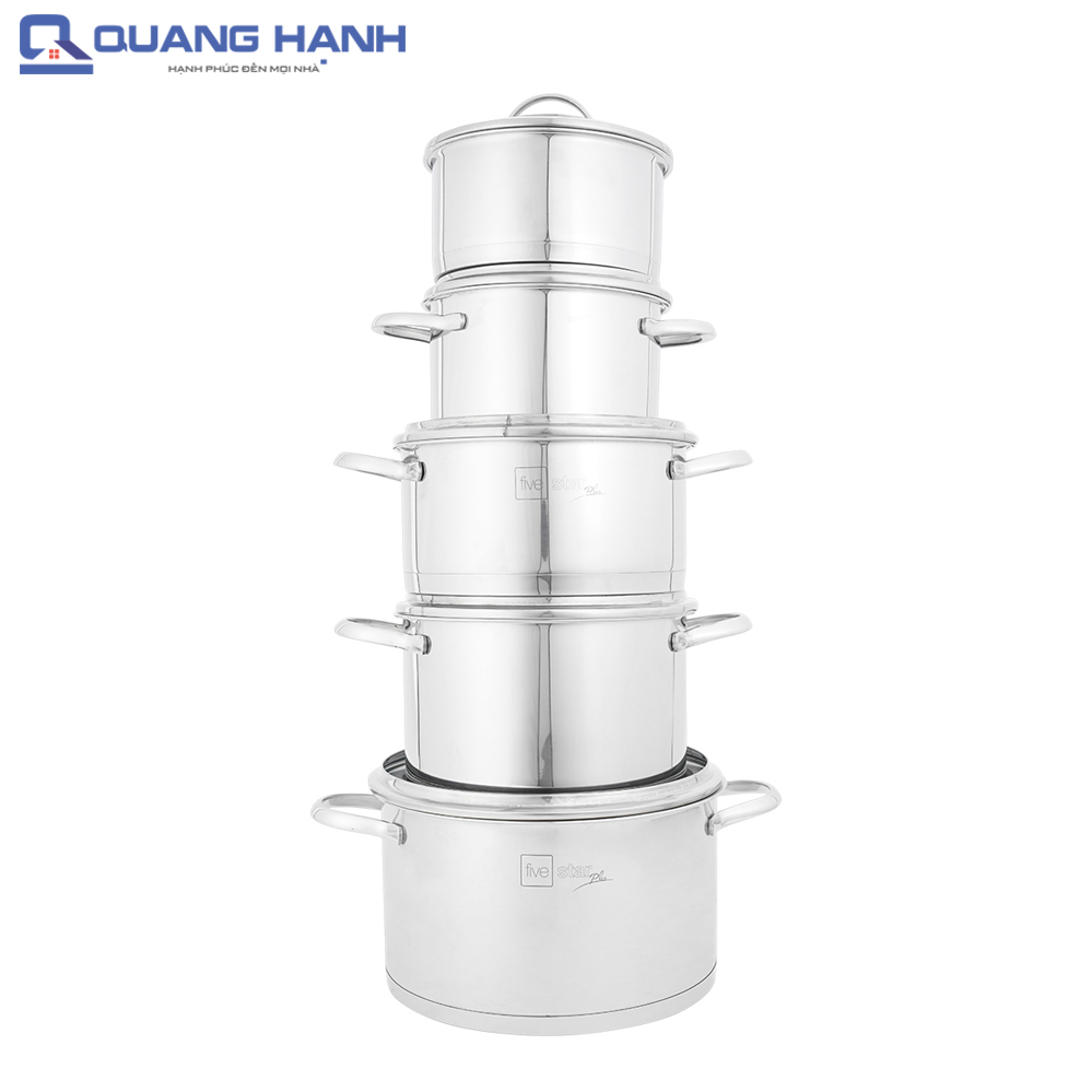 Bộ nồi FiveStar FS10CG2 inox 304 5 món kiểu Sillit xuât Đức Mới