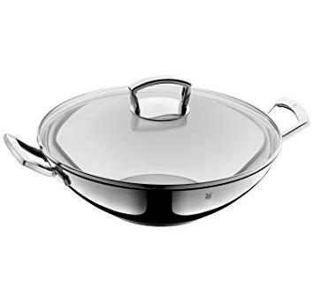 Chảo nắp kính wmf wok edelstahl 36cm mit glasdeckel QH6250