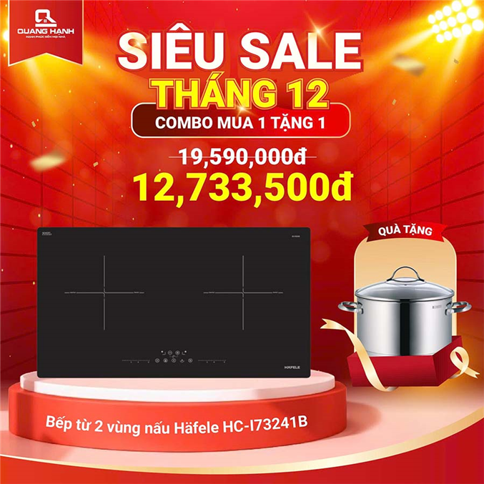 Bếp từ đôi Hafele HC-I73241B 536.61.859