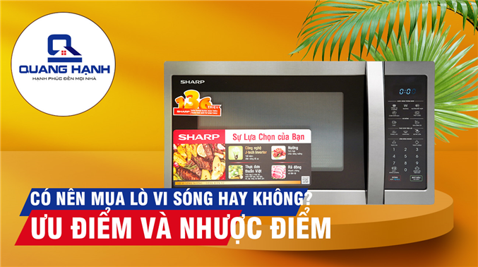 Có nên mua lò vi sóng hay không? Ưu điểm và nhược điểm của lò vi sóng
