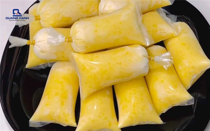 Hướng dẫn các làm kem mít bằng máy xay sinh tố dẻo mịn