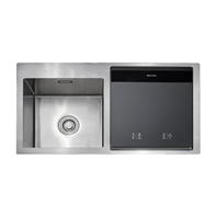 Máy rửa bát tích hợp Malloca WQP6-890F4