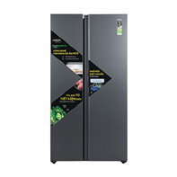 Tủ lạnh Aqua Inverter 646 lít Side by Side AQR-S682XA(SLB)