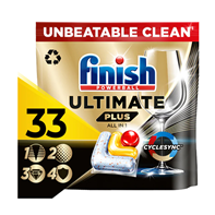 Viên rửa bát Finish Ultimate Plus All in one 33 viên