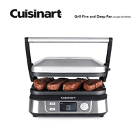 Vỉ nướng điều khiển điện tử Cuisinart GR-5NHK