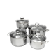 Bộ nồi Fivestar 4 chiếc nắp kính QH1981