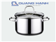 Nồi inox từ ELO Kallisto 16cm vung kính QH2673