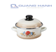 Nồi từ tráng men hoa ELO Kornblume 20cm  loại thấp QH2694