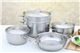 Bộ Nồi Fivestar Inox 5 Cái 3 Đáy Nắp Kính FS430B5 QH5834