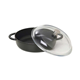 Nồi gang Staub Hexagon màu đen 24cm - 2.4L QH241841