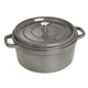 Nồi gang tròn Staub màu xám 26cm - 5.2L QH241804