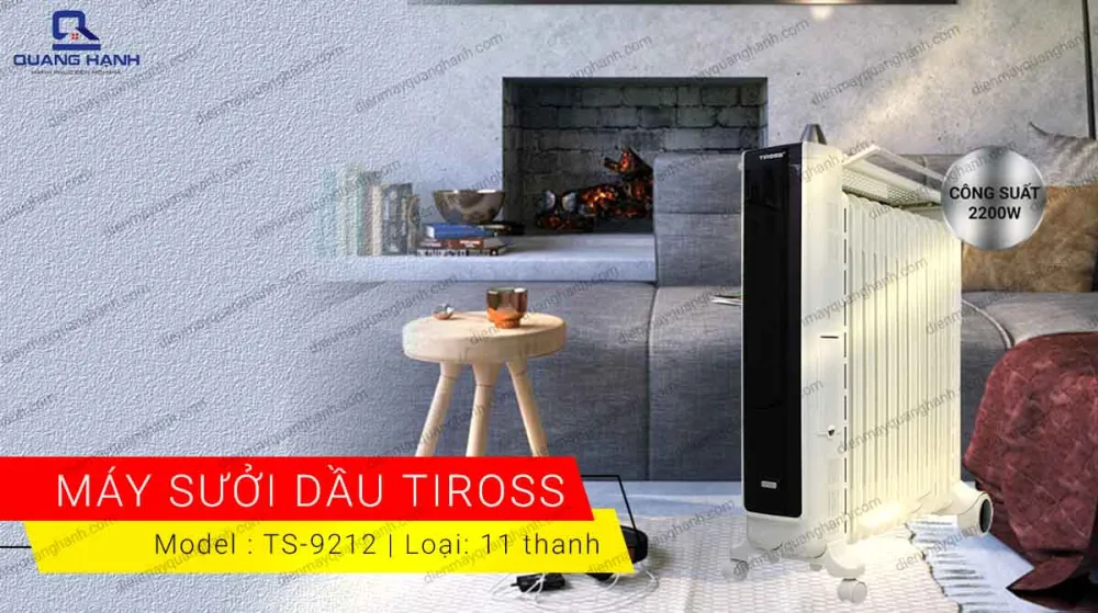 Máy sưởi dầu Tiross TS-9212