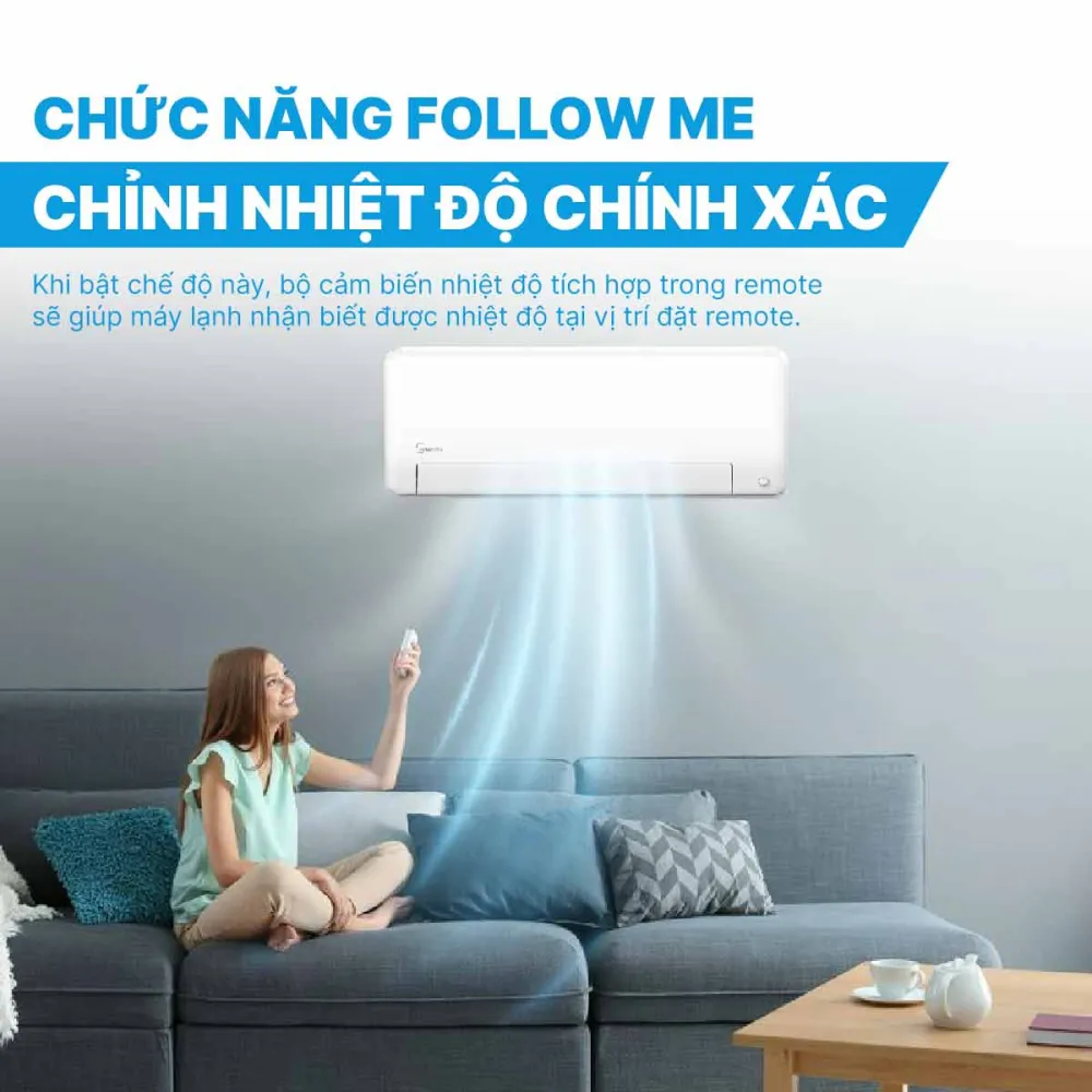 Điều hòa Midea 1.5 HP MSAE-13CRN8