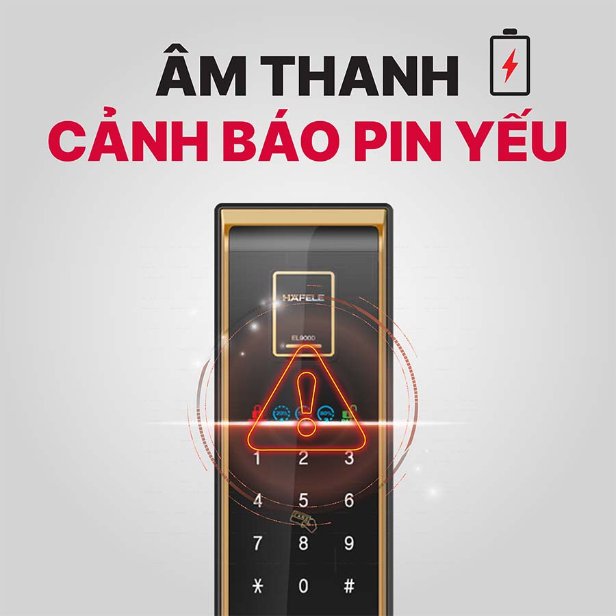 Khóa điện tử Hafele EL9000-TCS 912.05.376