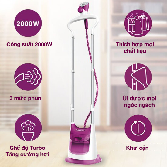 Bàn Ủi Hơi Nước Đứng Philips GC612