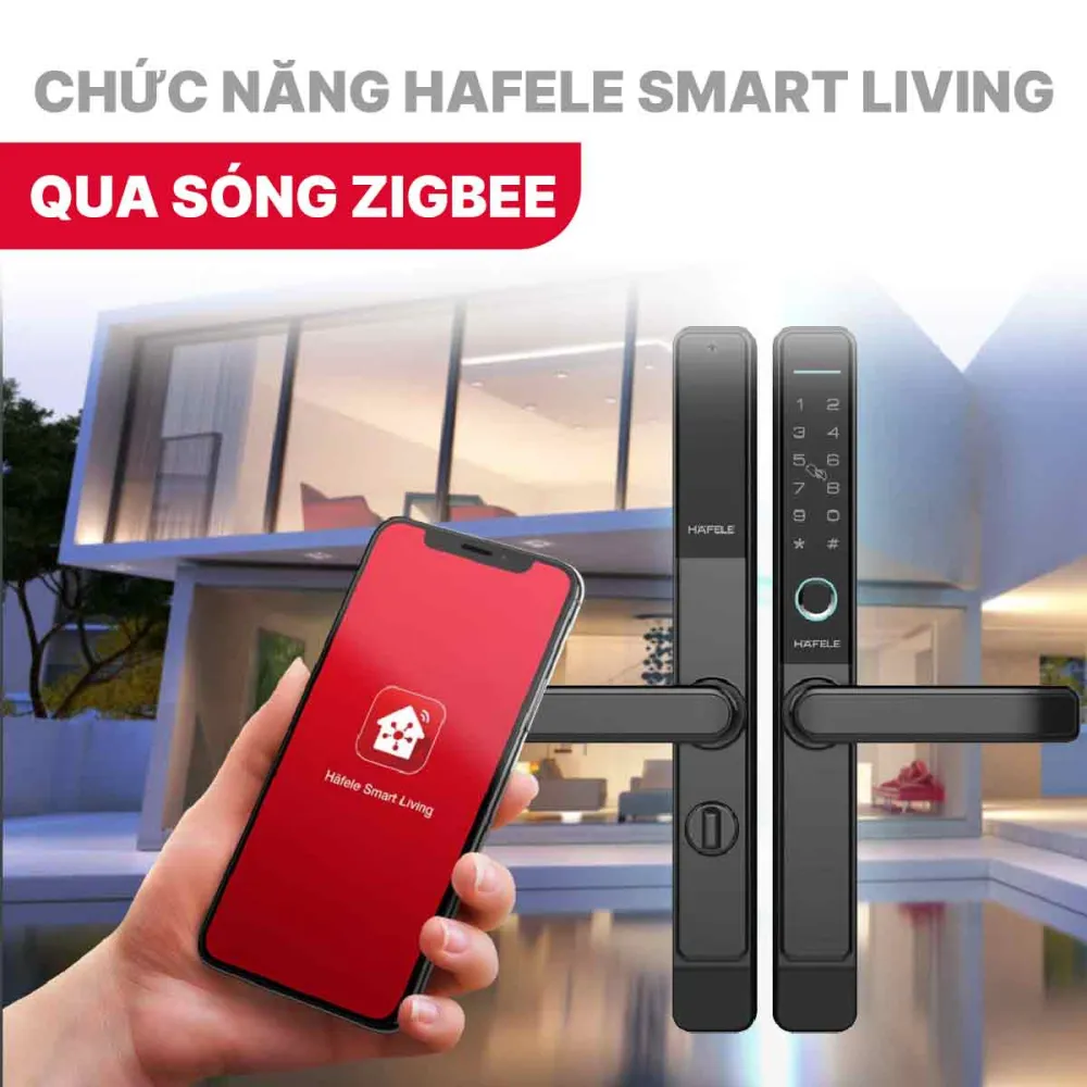 Khóa điện tử Hafele DL6600 912.20.144 Cửa trượt