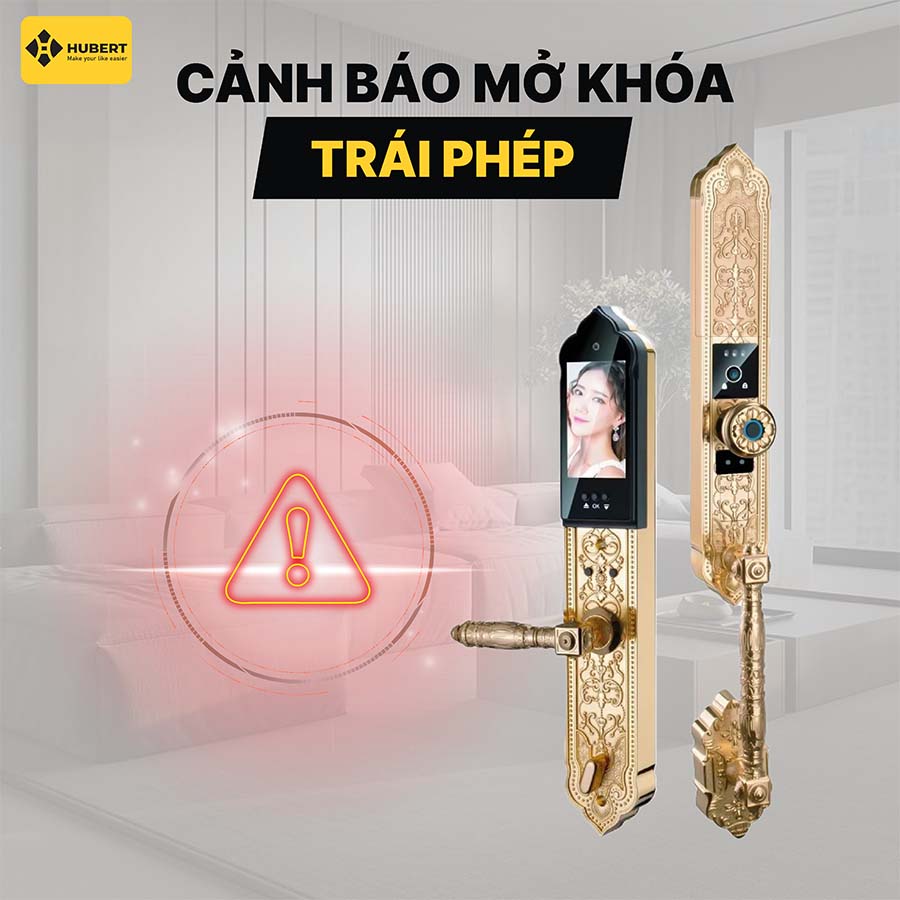 Khóa điện tử Hubert HB DS79F GOLD